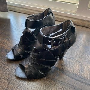 Coach strappy heels size 8.5